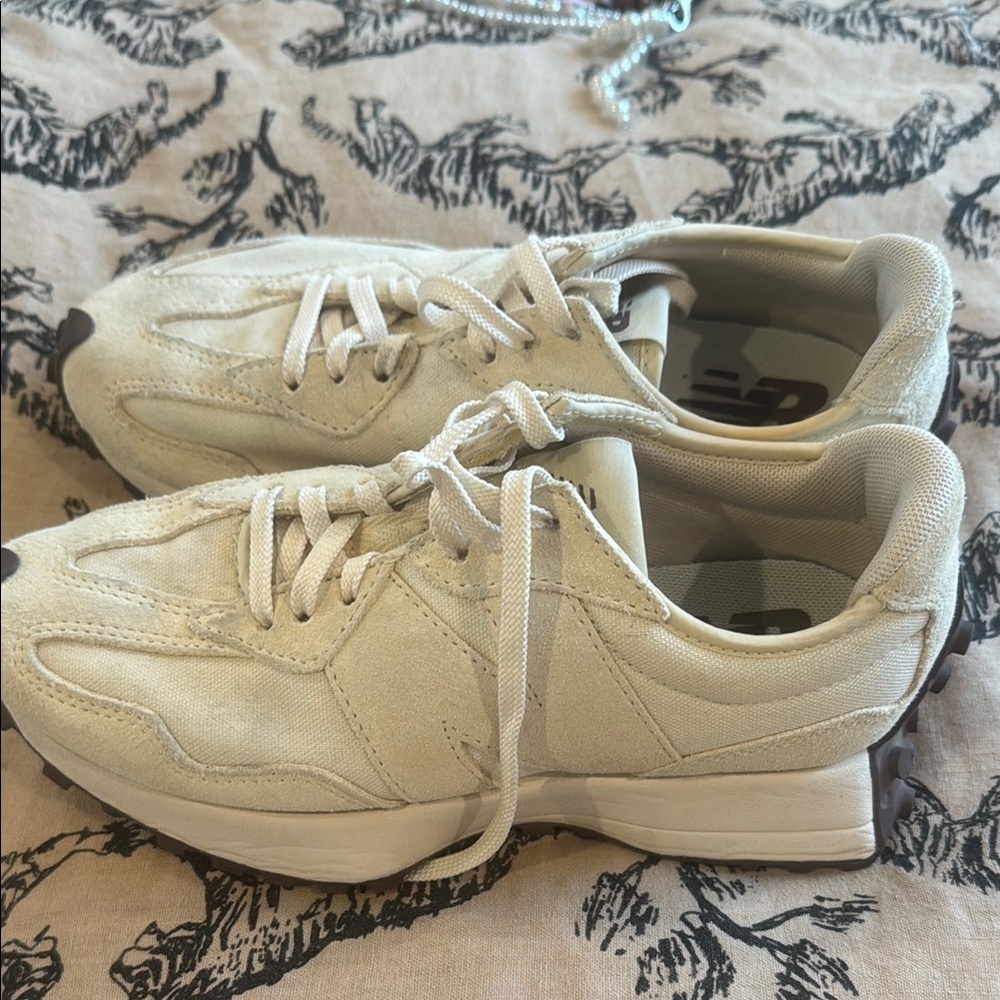 New Balance Cream Sneakers